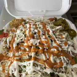 Habanero’s Taqueria - nachos with habanero salsa