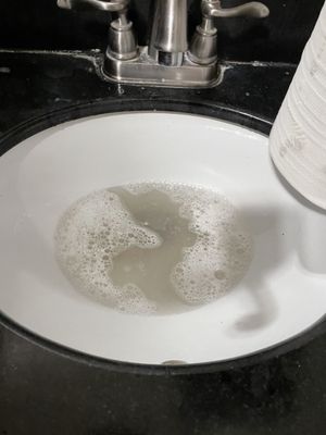 Photo of RJ's  Frozen Cactus Sports Bar And Grill - Tucson, AZ, US. Ladies restroom where the nasty water was backing up.