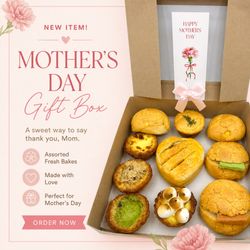Pineapple King Bakery - San Francisco - Celebrate Mother's Day weekend with this handcrafted gift box!