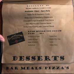 Turangi Tavern - Desserts menu