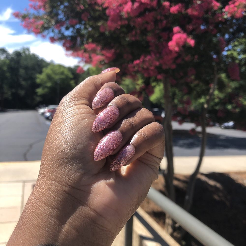 Fill in with Gel polish.