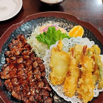 Azuma Japanese Restaurant - 01. Tempura and Beef Teriyaki Dinner Combination ($35.25) 01-08-2025 - Izakaya Near Me - Gardena, California Azuma Japanese Restaurant - 01. Tempura and Beef Teriyaki Dinner Combination ($35.25) 01-08-2025 - Izakaya Near Me - Gardena, California