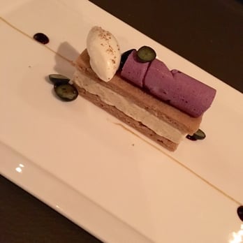 La Toque - Mushroom and blueberry desserts. Try it! - French Near Me - Napa, California