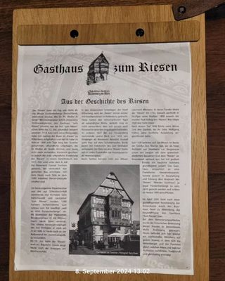 Gasthaus zum Riesen by null