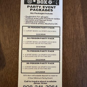 Sports Box - Party Packages (Dec. 2025) - Golf Lessons Near Me - Aiea, Hawaii Sports Box - Party Packages (Dec. 2025) - Golf Lessons Near Me - Aiea, Hawaii