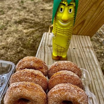 Hank's Pumpkintown - Apple cider donuts & apple cider slushy - Farmers Market Near Me - Water Mill, New York Hank's Pumpkintown - Apple cider donuts & apple cider slushy - Farmers Market Near Me - Water Mill, New York