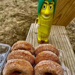 Hank's Pumpkintown - Apple cider donuts & apple cider slushy