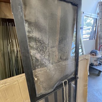 Quality Screen & Building Hardware - BEFORE: my weak ass, mosquito inviting back door! - Windows Installation Near Me - Signal Hill, California Quality Screen & Building Hardware - BEFORE: my weak ass, mosquito inviting back door! - Windows Installation Near Me - Signal Hill, California