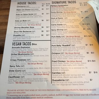 Nixtaco - Food Menu January 2025 - Mexican Near Me - Roseville, California Nixtaco - Food Menu January 2025 - Mexican Near Me - Roseville, California