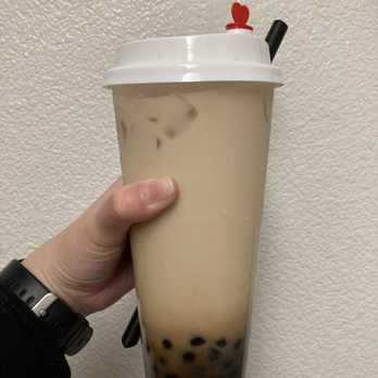 Dream Tea - Brown sugar milk tea. I waited until I got home to take this photo, so the brown sugar mixed/settled to the bottom. - Bubble Tea Near Me - Sacramento, California Dream Tea - Brown sugar milk tea. I waited until I got home to take this photo, so the brown sugar mixed/settled to the bottom. - Bubble Tea Near Me - Sacramento, California