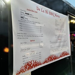 De La Hi BBQ - Menu with prices