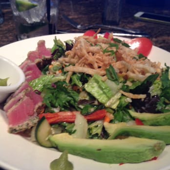 BJ's Restaurant & Brewhouse - Seared ahi tuna salad - New American Near Me - Downey, California BJ's Restaurant & Brewhouse - Seared ahi tuna salad - New American Near Me - Downey, California