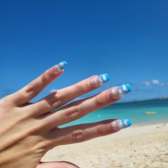 Sunset Nails - Had my nails done last Thursday and they went above and beyond w/ the detail in the clouds and even added stars and rhinestones in love - Nail Salons Near Me - San Francisco, California Sunset Nails - Had my nails done last Thursday and they went above and beyond w/ the detail in the clouds and even added stars and rhinestones in love - Nail Salons Near Me - San Francisco, California