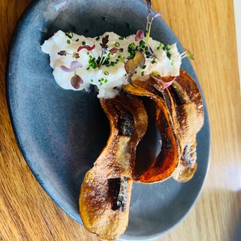 Rich Table - Sardine Chip, Horseradish, Creme Fraiche Dinner Bites - New American Near Me - San Francisco, California Rich Table - Sardine Chip, Horseradish, Creme Fraiche Dinner Bites - New American Near Me - San Francisco, California