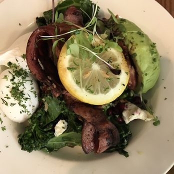 House of Hubert - Green brekkie bowl with bacon - Cafes Near Me - Tugun, QLD House of Hubert - Green brekkie bowl with bacon - Cafes Near Me - Tugun, QLD