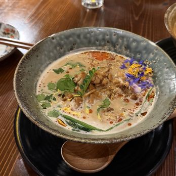 Mensho Tokyo - vegan cauliflower tan tan - Ramen Near Me - Culver City, California Mensho Tokyo - vegan cauliflower tan tan - Ramen Near Me - Culver City, California