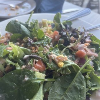 Dock House Restaurant - Cobb salad with salmon which - Seafood Near Me - Chester, Maryland Dock House Restaurant - Cobb salad with salmon which - Seafood Near Me - Chester, Maryland