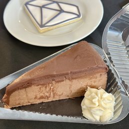 Triple Chocolate Cheesecake Slice