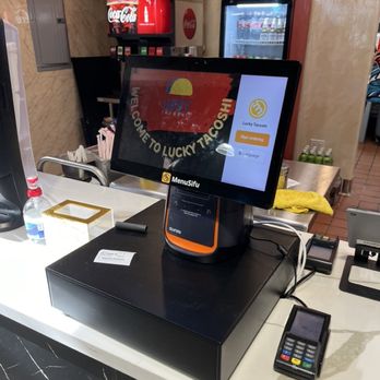 Lucky Tacoshi - ordering kiosk - Poke Near Me - West Covina, California