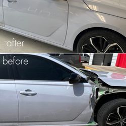 U First Auto Body - Nissan Altima right front  side repair