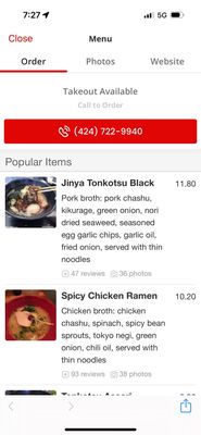 JINYA Ramen Bar - Santa Monica by null