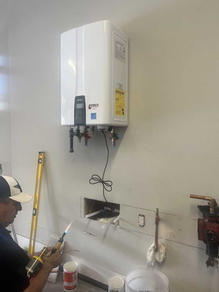 Slide of Dino's Plumbing