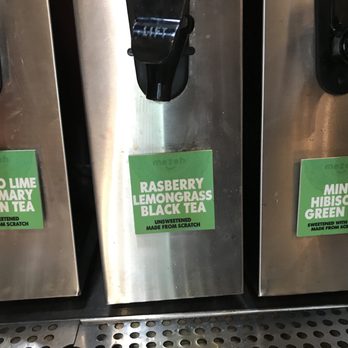 Mezeh - Great selection of Iced Teas; Mango Lime green Tea Raspberry lemon grass black tea Meant hibiscus green tea - Mediterranean Near Me - Oxon Hill, Maryland