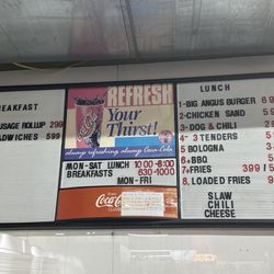 Keisler's Store - Menu