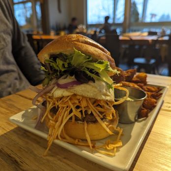 Mile One Eating House - kimchi burger - Burgers Near Me - Pemberton, British Columbia Mile One Eating House - kimchi burger - Burgers Near Me - Pemberton, British Columbia