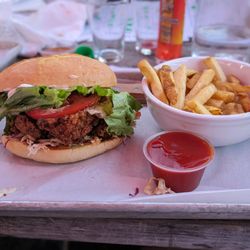 Batch 44 - Bayou Bite: 4.5 stars. Bun/slaw good, liked the bbq sauce. Breading had great crunch but 2 thinner slices of chicken. Wed dinner 2023-07-19