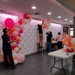 Bside - We started setting up at 3pm. Celebration started at 5pm.
