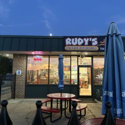 Rudy's Authentic Mexican Fast Food - All lights are on. All doors are locked.