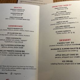 Menu Menu