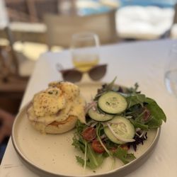 SUR Beach House - Eggs Benedict! Wife loved them