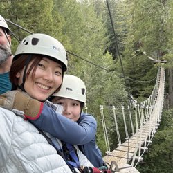Sonoma Zipline Adventures - The rope bridges have just enough swing and stability to balance fun with feeling safe.