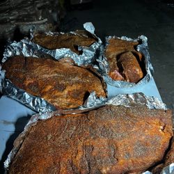 Krusty Butts BBQ - Fresh brisket.
