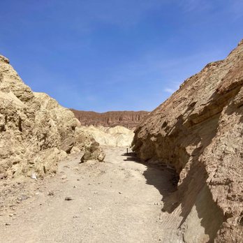 Golden Canyon - Near the start of the trail - no shade - Active Life Near Me - Death Valley Junction, California Golden Canyon - Near the start of the trail - no shade - Active Life Near Me - Death Valley Junction, California
