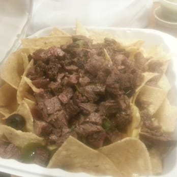 Three Amigos - Nachos plus carne asada = $4.50 - Mexican Near Me - Lakeside, California Three Amigos - Nachos plus carne asada = $4.50 - Mexican Near Me - Lakeside, California