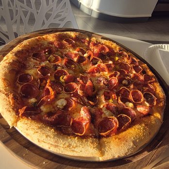 Pizza X Cafe - Spicy X Pepperoni Pizza - Pizza Near Me - Palisades Park, New Jersey