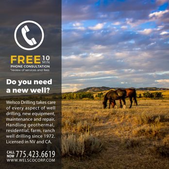 Welsco Drilling - Well Drilling Near Me - Fallon, Nevada Welsco Drilling - Well Drilling Near Me - Fallon, Nevada
