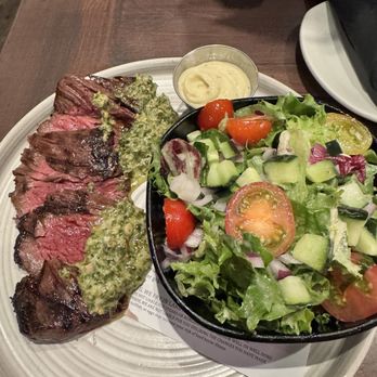 Craft House - 8 oz grilled skirt steak with a garden salad. - New American Near Me - Dana Point, California Craft House - 8 oz grilled skirt steak with a garden salad. - New American Near Me - Dana Point, California