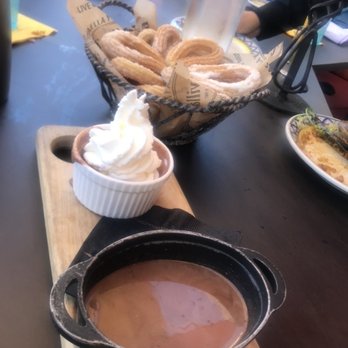 Cafe Sevilla - Churros con Chocolate - Spanish Near Me - Costa Mesa, California