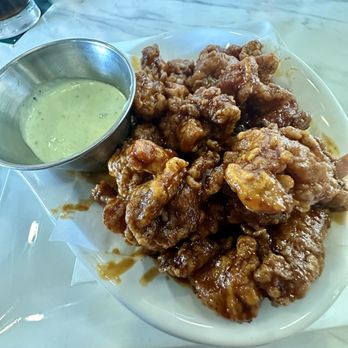 Bardstown Bourbon Company - The Delicious Korean Fried Chicken Bites. The sauce is delicious and the chicken is so tender. - Distilleries Near Me - Bardstown, Kentucky Bardstown Bourbon Company - The Delicious Korean Fried Chicken Bites. The sauce is delicious and the chicken is so tender. - Distilleries Near Me - Bardstown, Kentucky