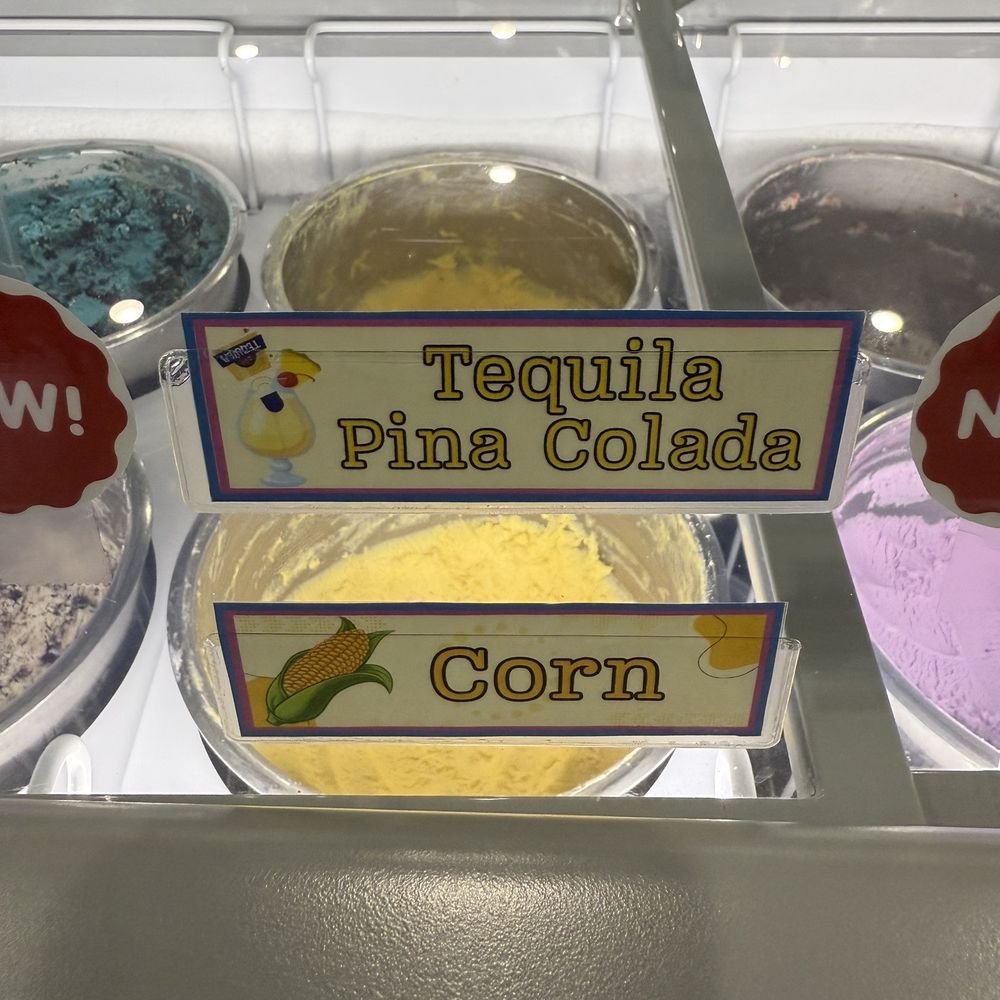 Corn flavor ice cream! Corn flavor ice cream!