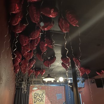 Backdoor Comedy Club - 2-18-2023 left over Valentine's Day balloons. - Comedy Clubs Near Me - Richardson, Texas