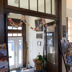 Roachdale Public Library - Front door original