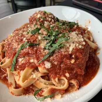 Marilyn's on Morgantown - Spaghetti with meatballs - New American Near Me - Morgantown, West Virginia Marilyn's on Morgantown - Spaghetti with meatballs - New American Near Me - Morgantown, West Virginia