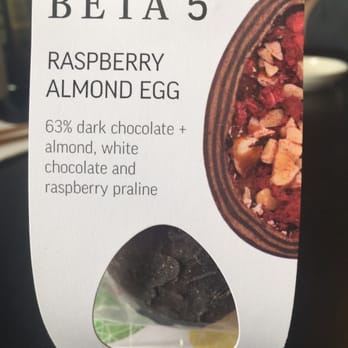 Beta5 Chocolates - Raspberry almond egg - Chocolatiers & Shops Near Me - Vancouver, British Columbia