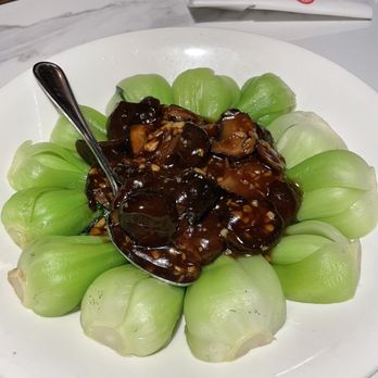 Mala Sichuan Bistro - Baby Bok Choy and Shiitake Mushroom - Szechuan Near Me - Houston, Texas