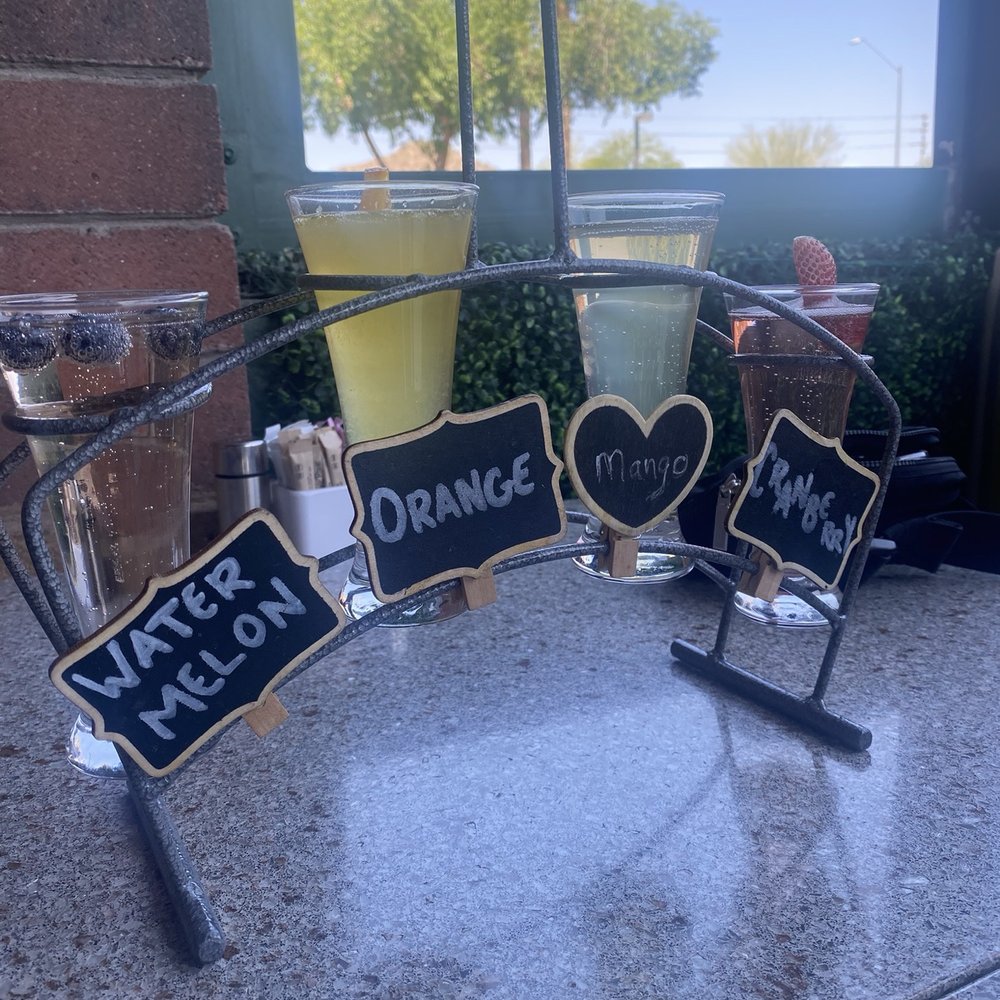 Sunshine Breakfast Bar - Mimosa flight - Breakfast & Brunch Near Me - Phoenix, Arizona Sunshine Breakfast Bar - Mimosa flight - Breakfast & Brunch Near Me - Phoenix, Arizona